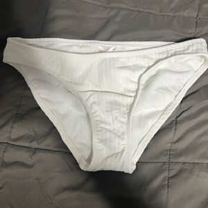 white bathing suit bottom